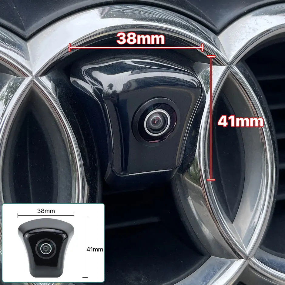 CCD AHD Starlight Vision nocturne vue de face objectif Fisheye Logo caméra pour Audi A1 A3 A4 A5 A6 A7 Q3 Q5 Q7 TT véhicule de voiture 23 U088c3c527f35435d8d93c629cc0a1f9cM