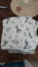 120x110cm recién nacido muselina de Swaddle bebé mantas de niña manta Swaddle manta mantas de bebé