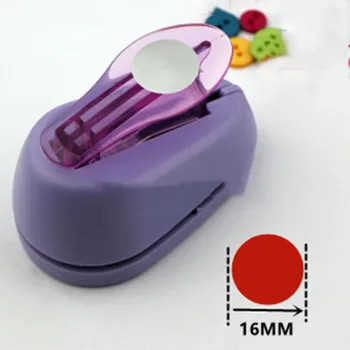 

Free ship 16mm circle Hole Puncher Scrapbooking round Shaped Paper Cutter Scrapbook Embossing Machine Decorative Craft Punch