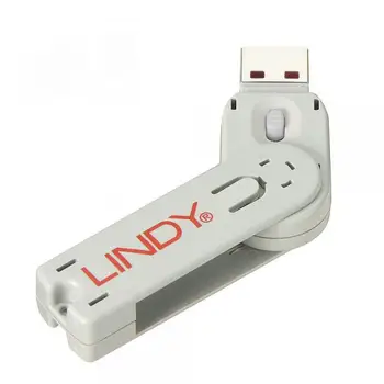 

Key for lock Port USB Type A, White