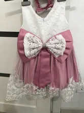 Vestido de bautismo blanco para niñas, ropa de cumpleaños de princesa para recién nacidos, vestido de baile de bautizo de flores para niñas pequeñas, vestidos infantiles para niñas de 12 a 24 meses