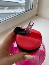 QuiFit-botella de agua de 3,78l, 2,2 L, 1,3 L, 128oz, galón, con pajita de plástico transparente, herramienta de gimnasio, jarra, taza deportiva gratis de BPA