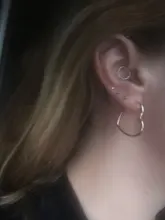 Pendientes de plata de ley 925 con corazón para mujer, pendientes con aros para los oídos, Charms originales de Millie