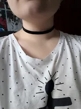 Yanqueens 6 unids/pack negro cuero con encaje gargantilla de tira de terciopelo Collar pares Collar Declaración de las mujeres joyería de Chocker