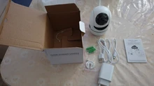 Cámara IP de seguridad para el hogar, dispositivo de vigilancia inteligente, 1080P, red de seguimiento HD en la nube, CCTV inalámbrico, WiFi, color negro