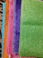 Dish-Towel Degreasing Bamboo-Fiber Thickening Scouring-Pad Non-Stick-Oil 5PCS Double-Rag