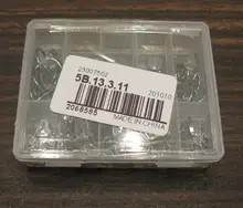 100pcs Fishing Hooks Set Carbon Steel Single Circle Fishhook Fly Fishing Jip Barbed Carp