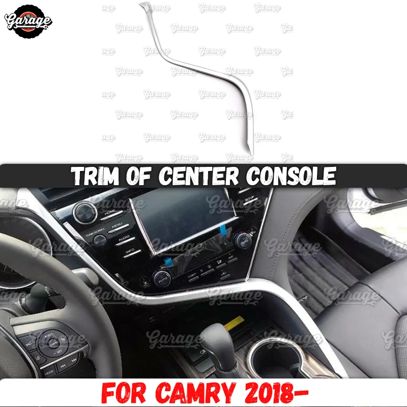 Накладка на центральную консоль для Toyota Camry-ABS пластик литье 1 комплект/1 шт украшение автомобиля Стайлинг