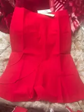 Red Skirts Ruffles Sexy Black Office Lady Plus-Size Womens High-Waist Casual Pencil Jupe