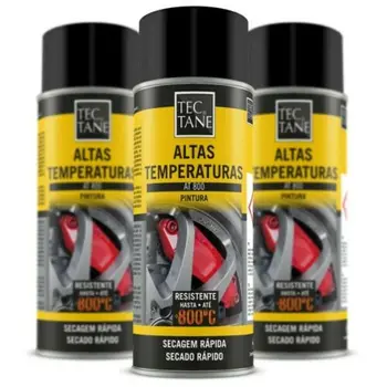 

3 SPRAY PAINTING anticaloric 800 ° C BLACK 400ML