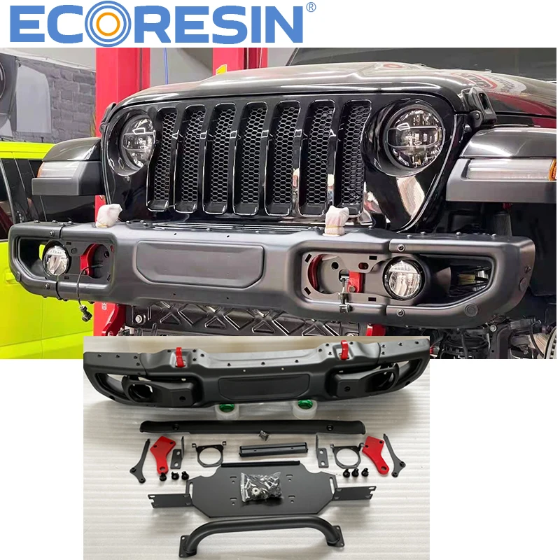 

For Jeep Wrangler JK JL JT Gladiator 10th Anniversary Front Rear Bumper Steel Aluminium Car Auto Parts 2007-2022 Years