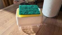 Pump-Dispenser-Box Container Sponge-Holder Soap Liquid Home-Cleaner Kitchen-Dish 