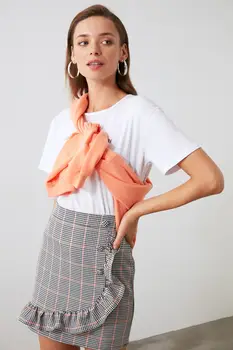 

Trendyol Frilly Button Detail Skirt TWOAW21ET0333
