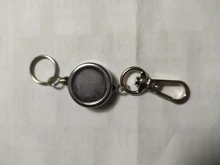 Cordón de identificación de carrete de 15 estilos, soporte de tarjeta de identificación, llavero cadena retráctil, carrete, cinturón extensible, llavero con Clip