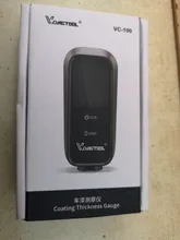 VDIAGTOOL VC100 VC200 coche medidor de espesor Medidor para la pintura del coche medidor de luz de fondo con LCD de espesor de revestimiento de coches de Fe/nFe