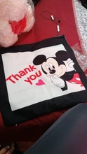 Disney blanco negro Mickey Minnie ratón cojín decorativo fundas de almohada en la cama sofá bebé niños Regalo de Cumpleaños 45x45cm