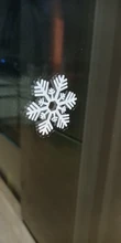 36pcs/lot White Snowflake Christmas Wall Stickers Glass Window Sticker Christmas Decorations