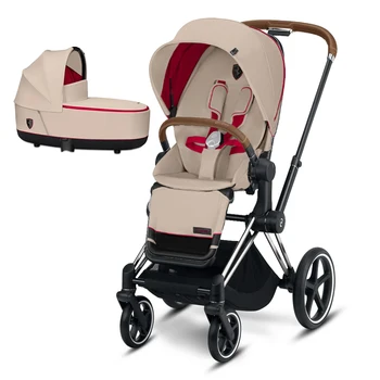 

Cybex baby stroller 2 in 1 Priam III Ferrari Silver Grey chassis