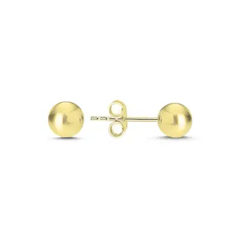 

Angemiel 925 Silver 5mm Simple Ball Earrings
