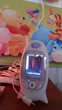 VB601 Video Monitor de bebé inalámbrico 2,0 LCD Babysitter 2 vías hablar visión nocturna temperatura seguridad Nanny Cámara 8 canciones de cuna