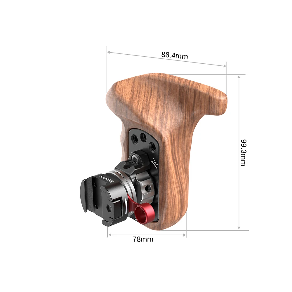 Ручка для камеры SmallRig 2117C правосторонний стабилизатор с деревянной рукояткой и