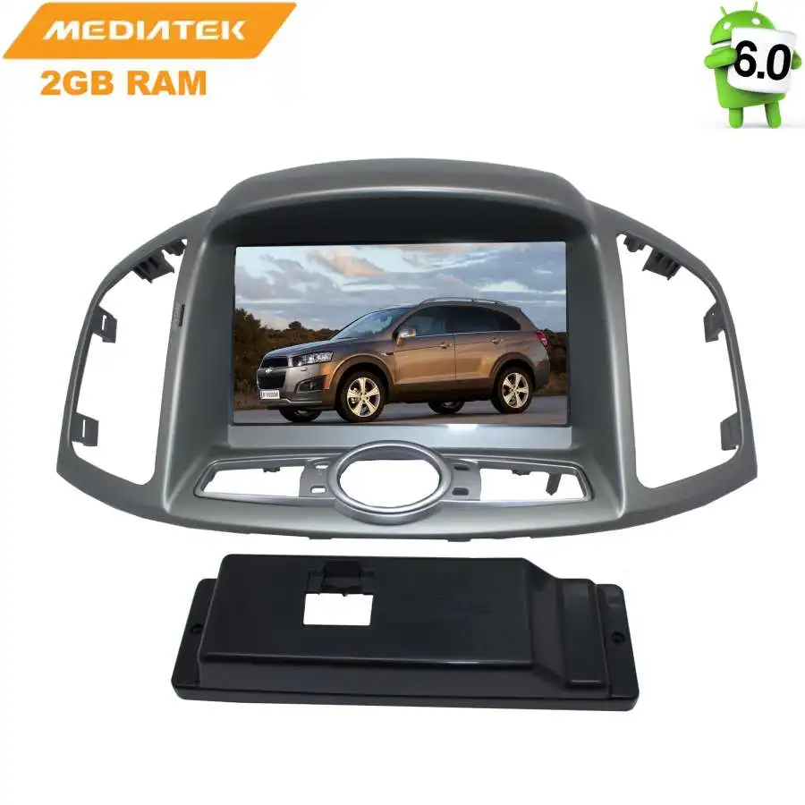 Native receiver Chevrolet Captiva 2012 letrun 2337 Android 6.0.1 MTK 4G+ rear view Camera gift