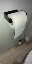 Soporte de papel higiénico acrílico estante de pañuelos montado en la Pared Soporte para rollo de baño estante de pañuelos de papel gancho colgador para cocina sin perforar