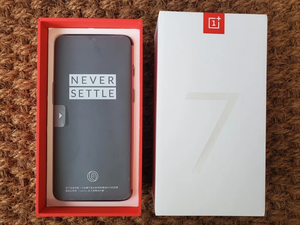 Глобальная ПЗУ OnePlus 7, 8 ГБ ОЗУ, 256 Гб ПЗУ, Смартфон Snapdragon 855, 6,41 дюймов, оптический AMOLED дисплей, отпечаток пальца, камера 48 МП, UFS 3,0