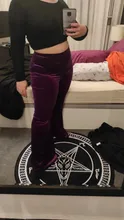 Pantalones elásticos de terciopelo Y2k para mujer, pantalón acampanado de cintura alta, ropa Hippie Bohemia, para primavera y otoño