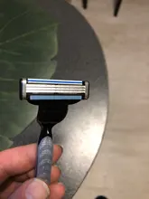 Cuchillas de afeitar para hombre, afeitado de cara, alta calidad, cuchillas afiladas estándar para Mache 3, 4 unids/lote