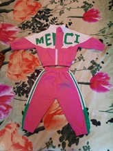 Moda Primavera otoño ropa de bebé niños Casual carta chaqueta pantalones 2 unids/set niño algodón traje niños chándales