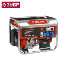 ЗЭСБ-5500-Э Бензиновый генератор с электростартером, 5500 Вт, ЗУБР
