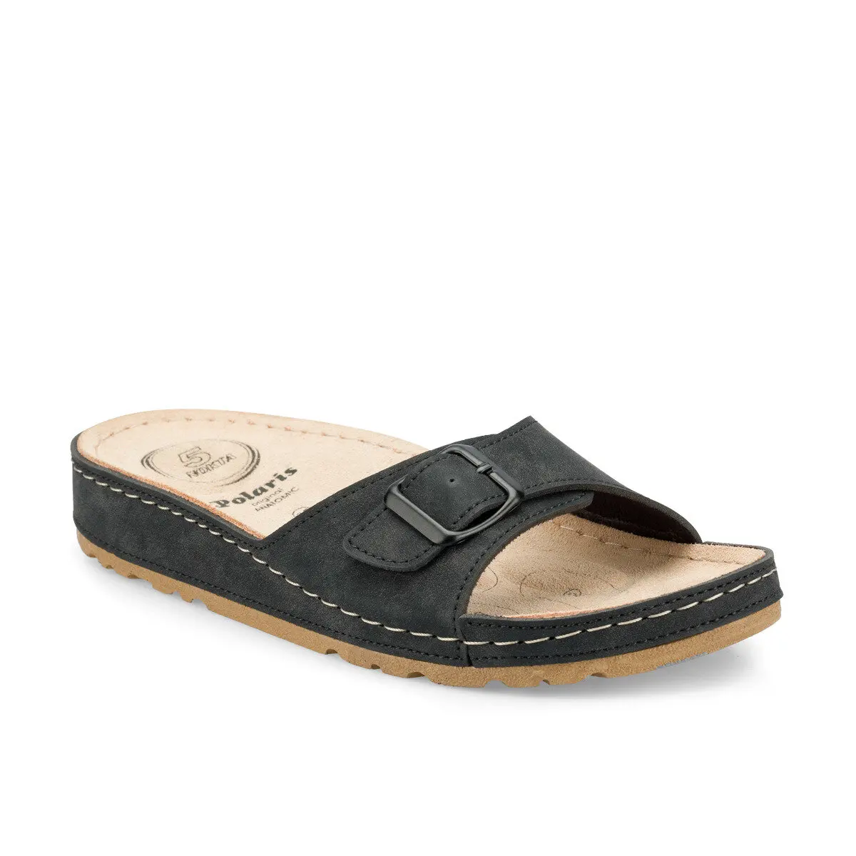 

FLO 103076.Z Black Female Slippers Polaris 5 Point