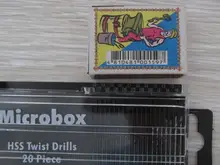 20 unids/set 0,3mm-1,6mm de acero de alta velocidad Set de puntas de taladro en espiral Micro HSS broca con el caso