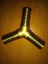 Pipe-Fitting Joint-Coupler-Adapter Barbed-Connector Hose-Barb Brass Y-Shape Copper Splicer