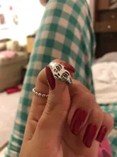 XIYANIKE-Anillo de Plata de Ley 925 con lágrimas de cara Llorona, joyería Retro Neutral, venta directa de fábrica, regalo