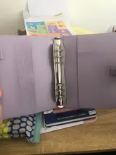 Carpeta de archivos recargable para Notebook, funda para Bloc de notas, carpeta de cuero, suministros de oficina, novedad