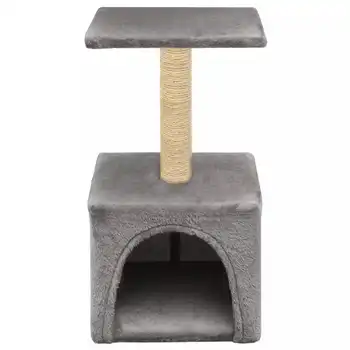 

Cat Tree with Sisal Scratching Post 55 cm Grey
