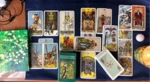 Cartas de Tarot misteriosas para mujeres y niñas, cartas de oráculo, juego de mesa