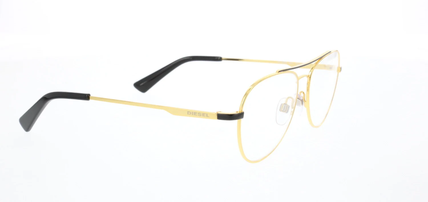 

Unisex sunglasses dl 0288 33a metal gold organic drop pilot 54-15-145 diesel