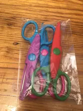 Tijeras de encaje dentadas para niños, 1 Uds., álbum de manualidades, álbum creativo