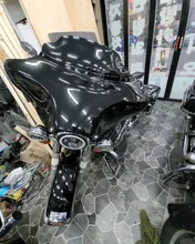 De 8 colores 6 /8 Ciclo del parabrisas carenado de la cubierta del parabrisas del Harley Touring Electra Street Glide FLHX bicicleta 96-13