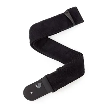 

50cr00 corduroy belt for guitar, corduroy, black, Planet Waves