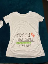 T-Shirt Loading Pregnant-Announcement Funny Plus-Size Wait Maternity Couple Please Daddy