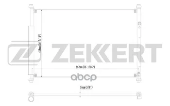 

Radiator cond. Suzuki Grand Vitara (JT) 05-zekkert art. mk-3054