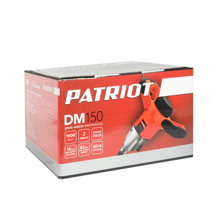 Дрель миксер электрическая PATRIOT DM 150