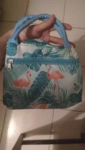 Fiambrera térmica Oxford de aislamiento fresco, bolsa de ocio, impermeable, cómoda, bonita, con flamencos, 1 unidad