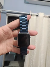 Correa de Metal para Apple Watch, pulsera de acero inoxidable de 44mm, 42mm, 40mm y 38mm para iWatch 6 SE 5 4 3 2 1 Series Accesorios