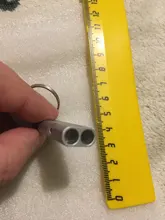 Silbato de emergencia de Seguridad al aire libre, herramienta de autodefensa para acampar al aire libre, doble tubo, alta frecuencia, supervivencia