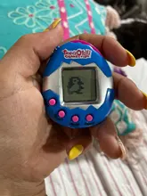 1 Uds transparente Tamagotchi electrónicos 90S nostálgico 49 en Virtual Cyber juguete Virtual electrónicos Perro Robot